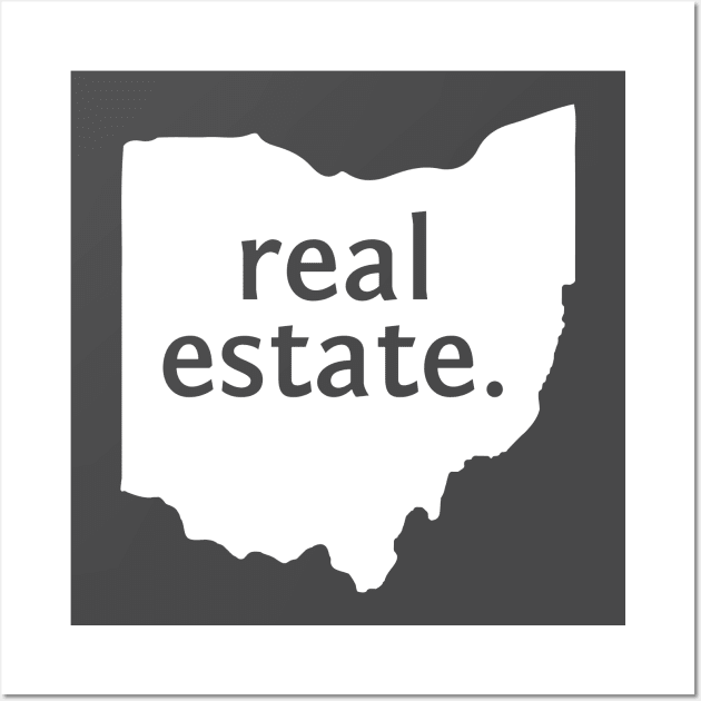 Ohio State Real Estate T-Shirt Wall Art by Proven By Ruben